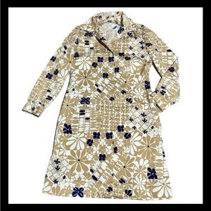 Vintage 70s Floral Dress Size 10
